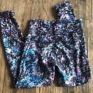 Fabletics Multi Colored Workout Leggings Medium